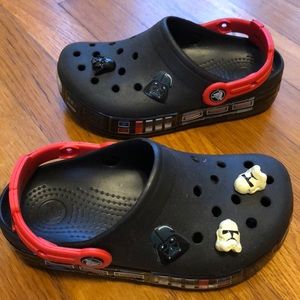 Star Wars Crocs with charms